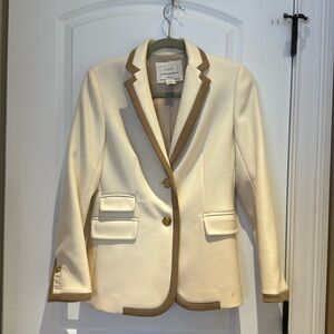 Jcrew women’s ivory wood blazer
